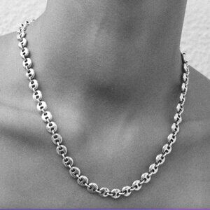 Sophie Buhai Small circle link necklace in Sterling Silver, New